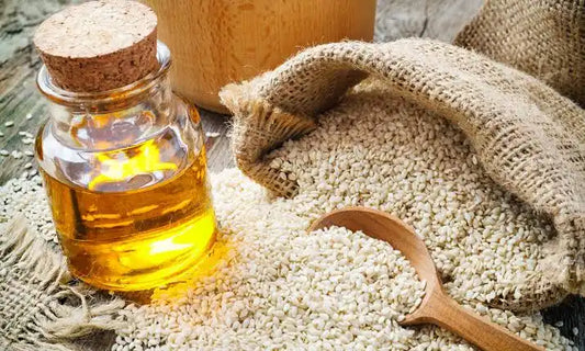 Sesame oil pure bottle Organic cold pressed